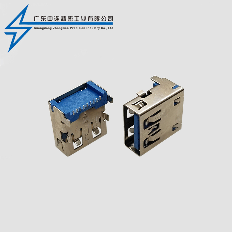 AF3.0后两脚端子SMT直边