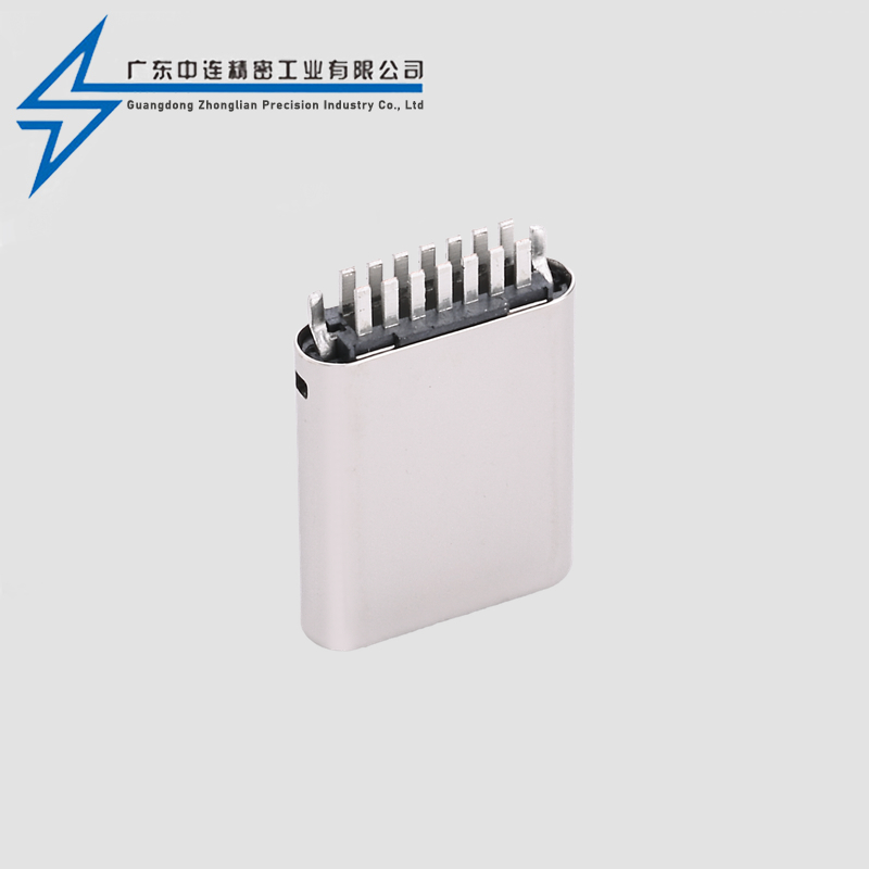 TYPE C公头14P夹板拉伸短款10.0L