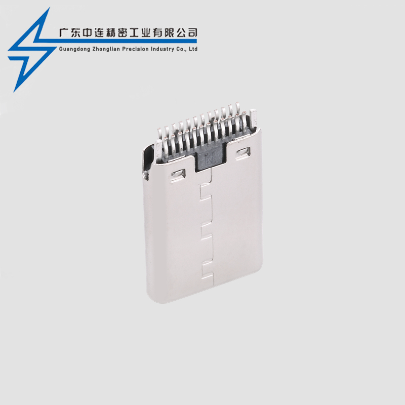 TYPE C公头24P夹板铆合11.5L