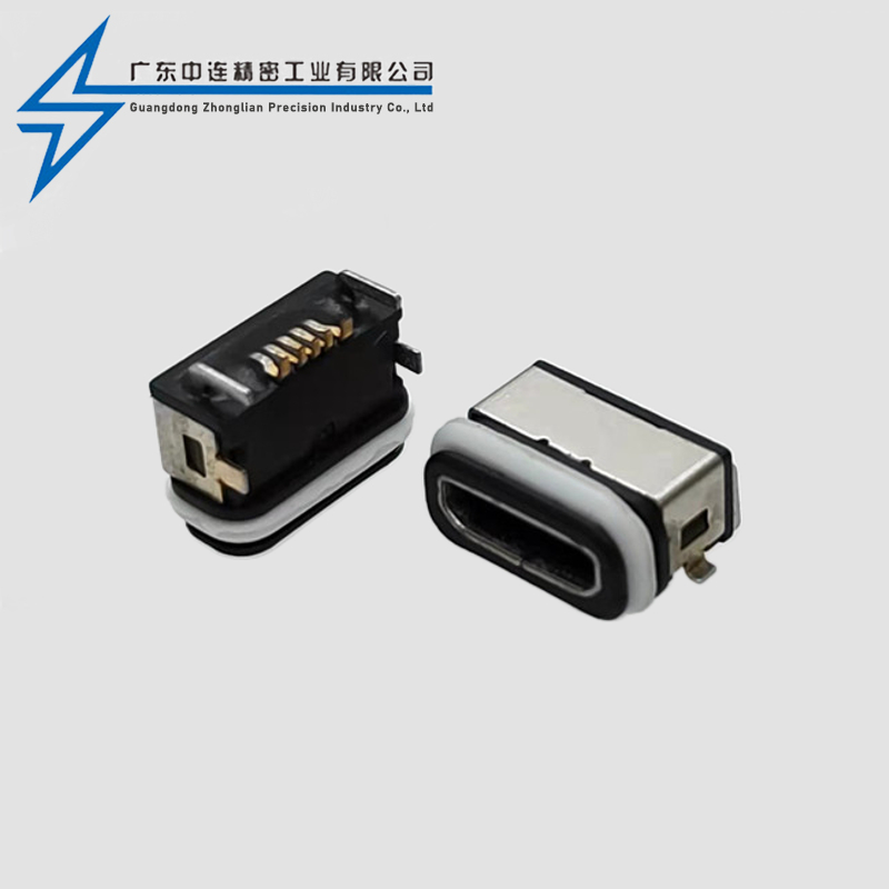 MICRO母座B型四脚 防水款