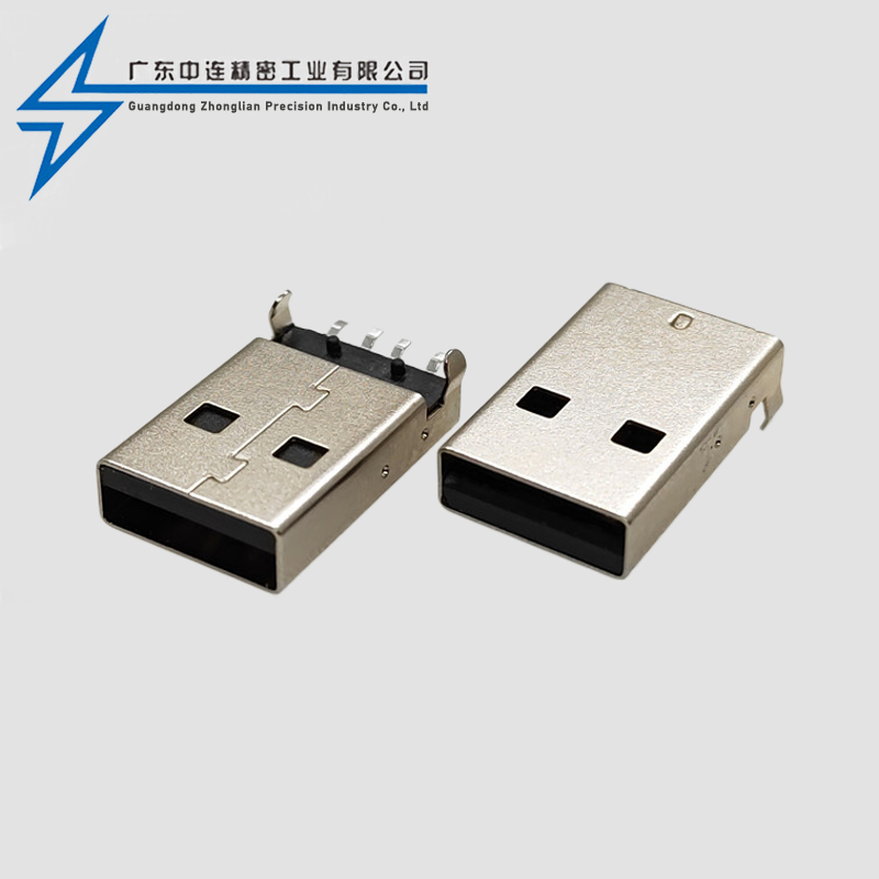 A公180度弯角有柱PBT黑