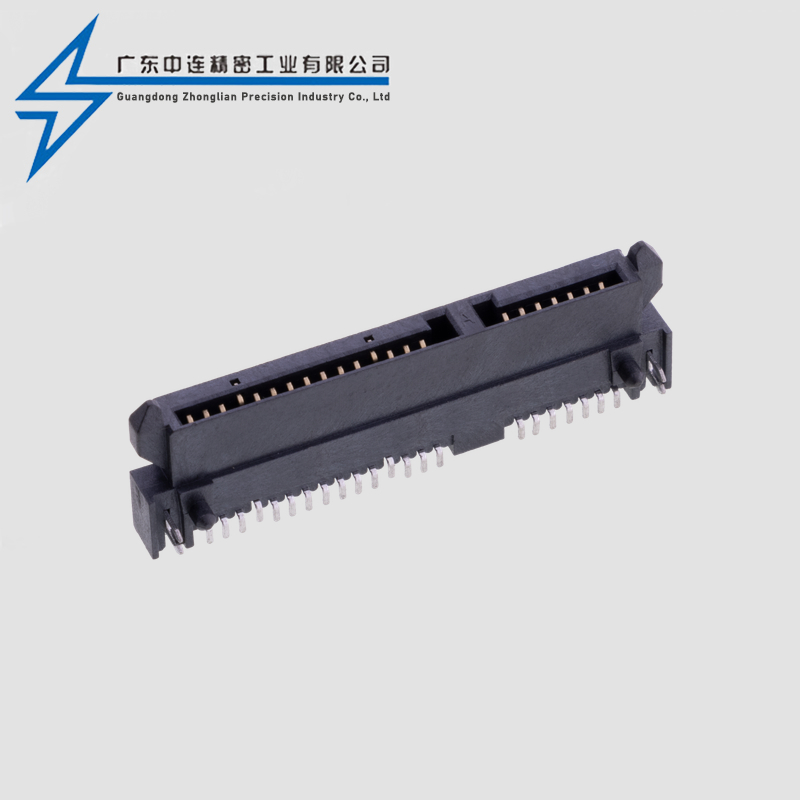 SATA7+15PH4.2板上SMT2.08孔鱼叉无凸SHK专用端子