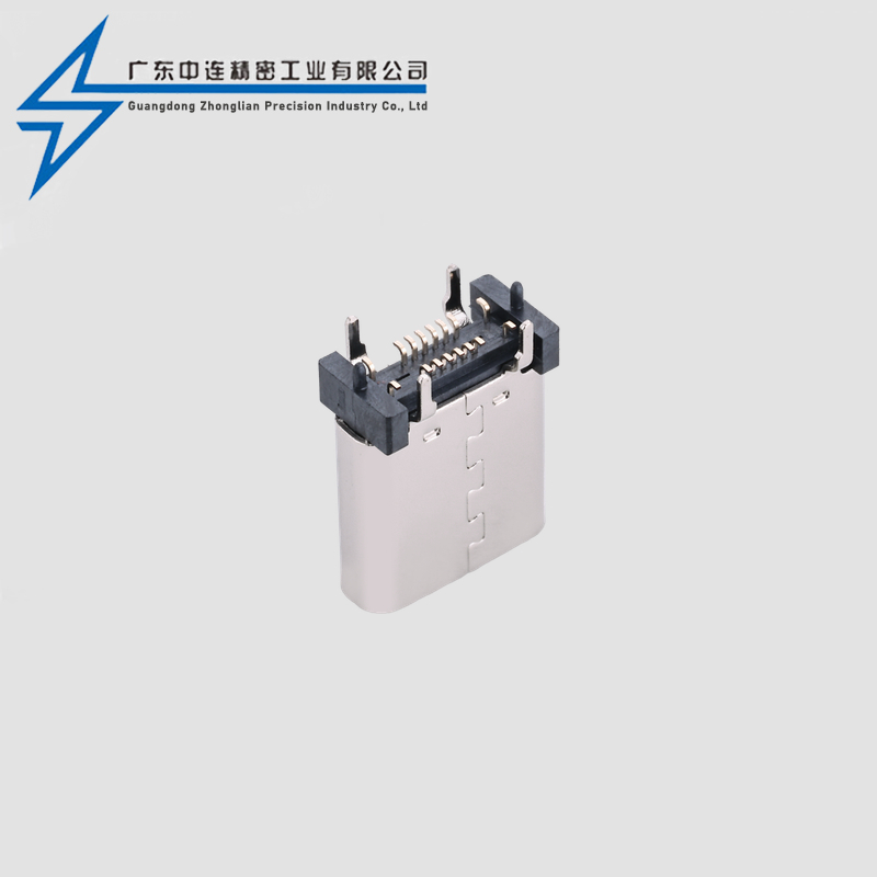 TYPE C母座16P立贴5.5-6.5-6.8-7.4-8.8-9.3-10-10.5