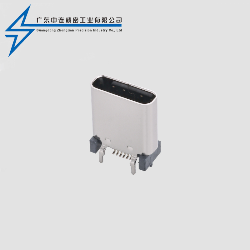 TYPE C母座16P立贴5.5-6.5-6.8-7.4-8.8-9.3-10-10.5