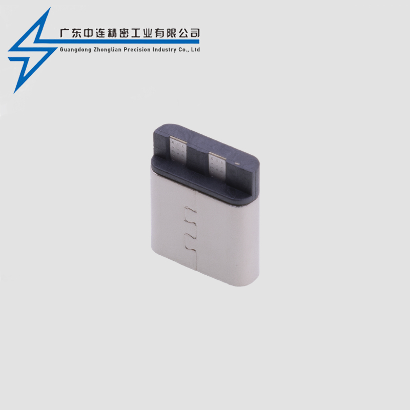 TYPE C母座2P焊线6.8-10.0H