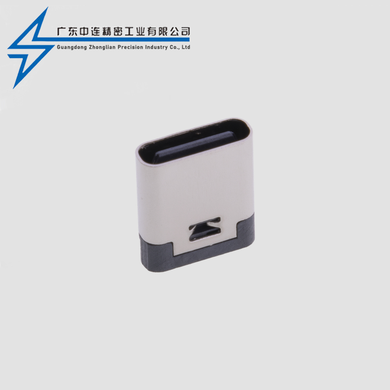 TYPE C母座2P焊线6.8-10.0H