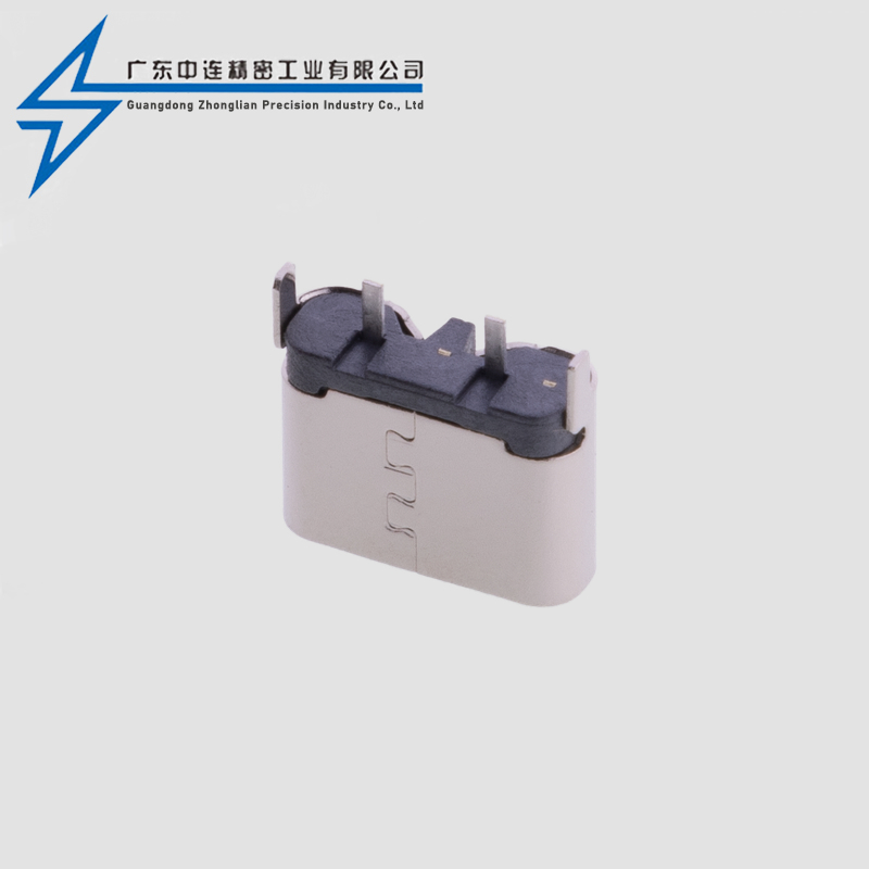 TYPE C母座2P立插6.8-6.8H