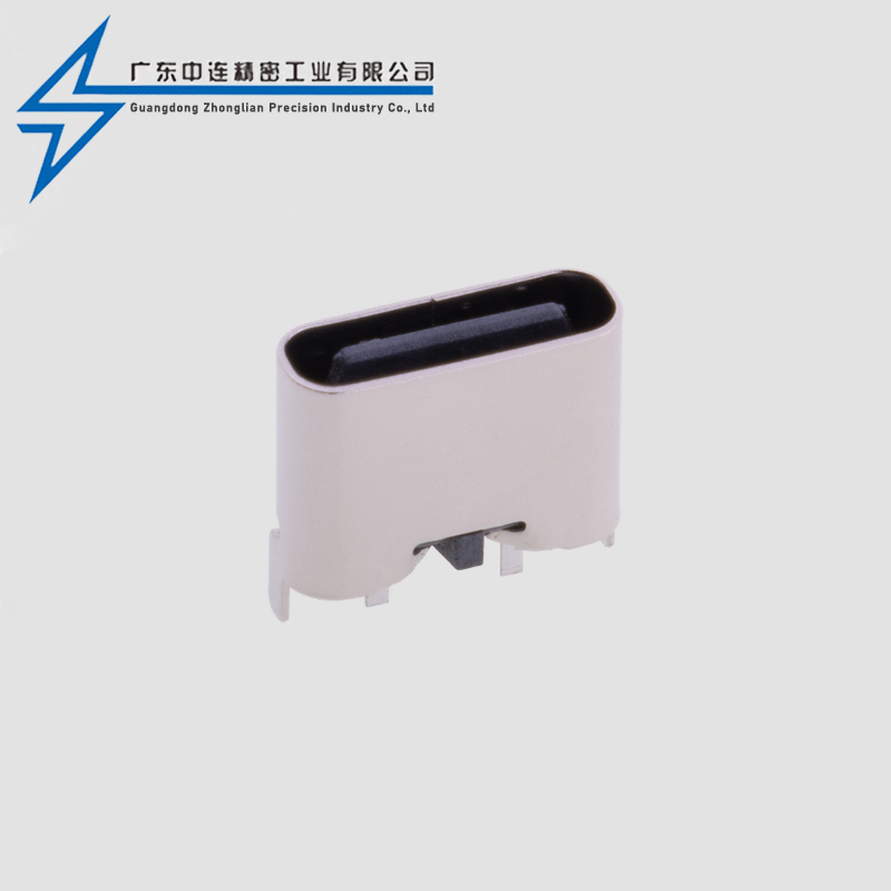 TYPE C母座2P立插6.8-6.8H