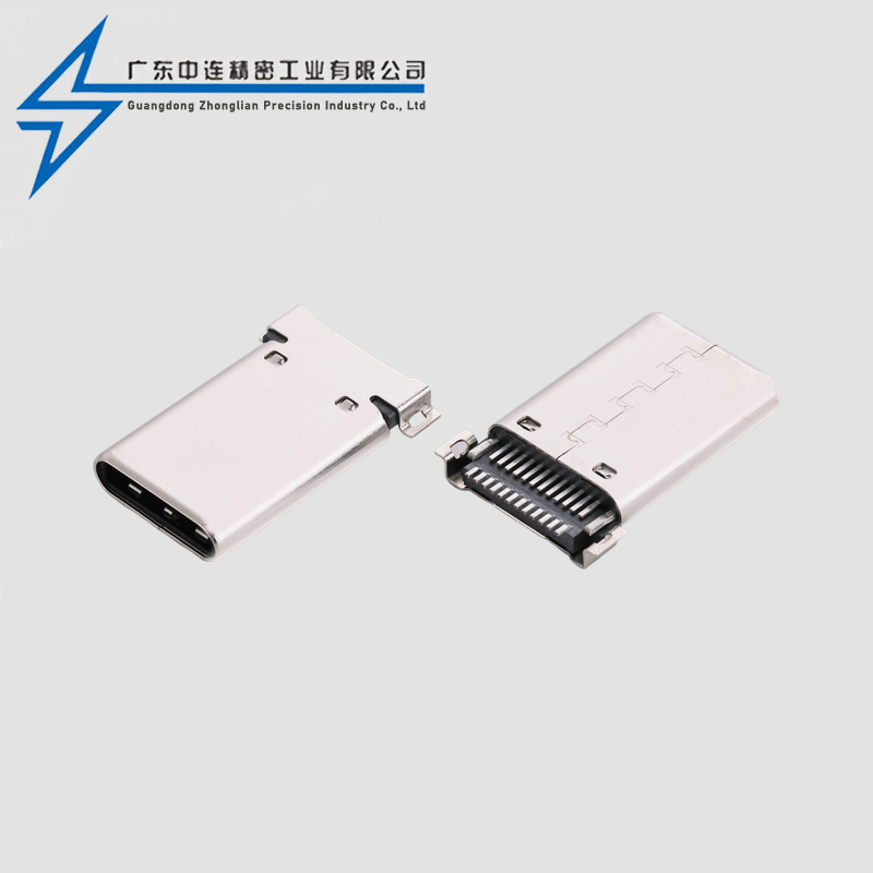 TYPE C公头24P沉板0.95双排贴