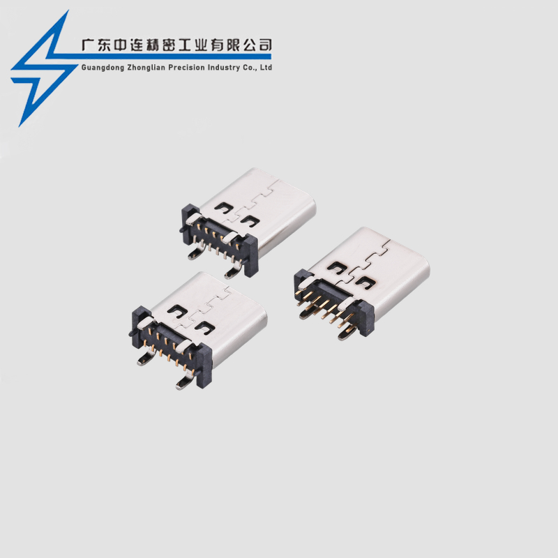 TYPE C母座14P立贴9.3-10-10.5