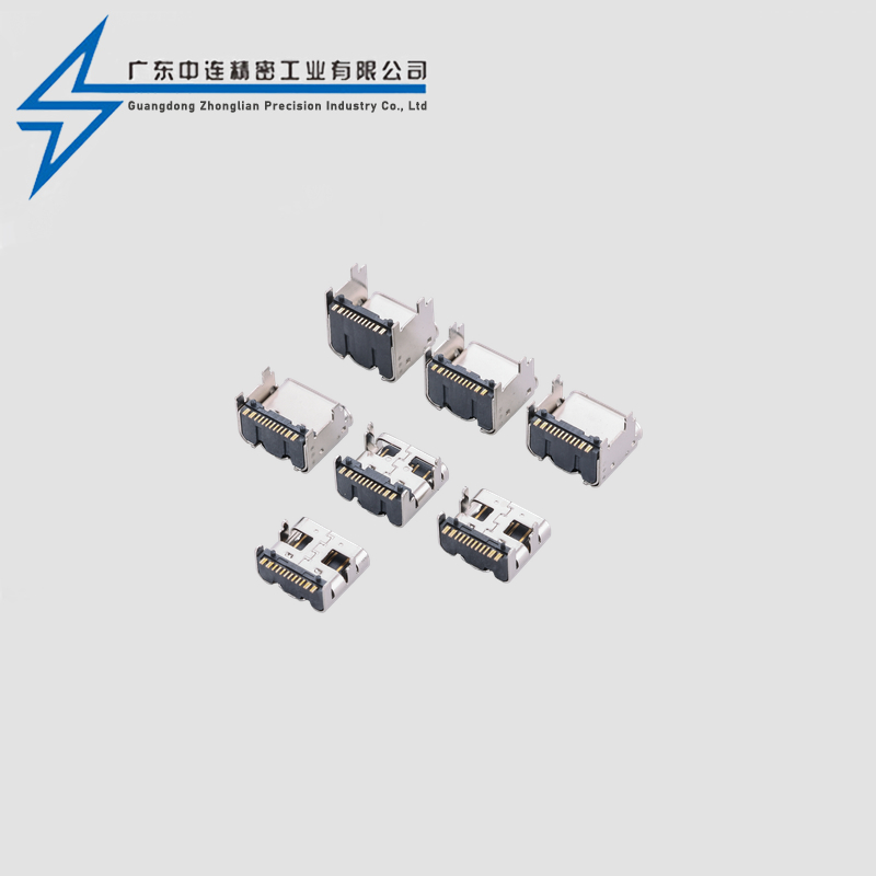 TYPE C母座16P垫高 0.5-1.0-1.6-1.9-2-2.5-4.58-5.9